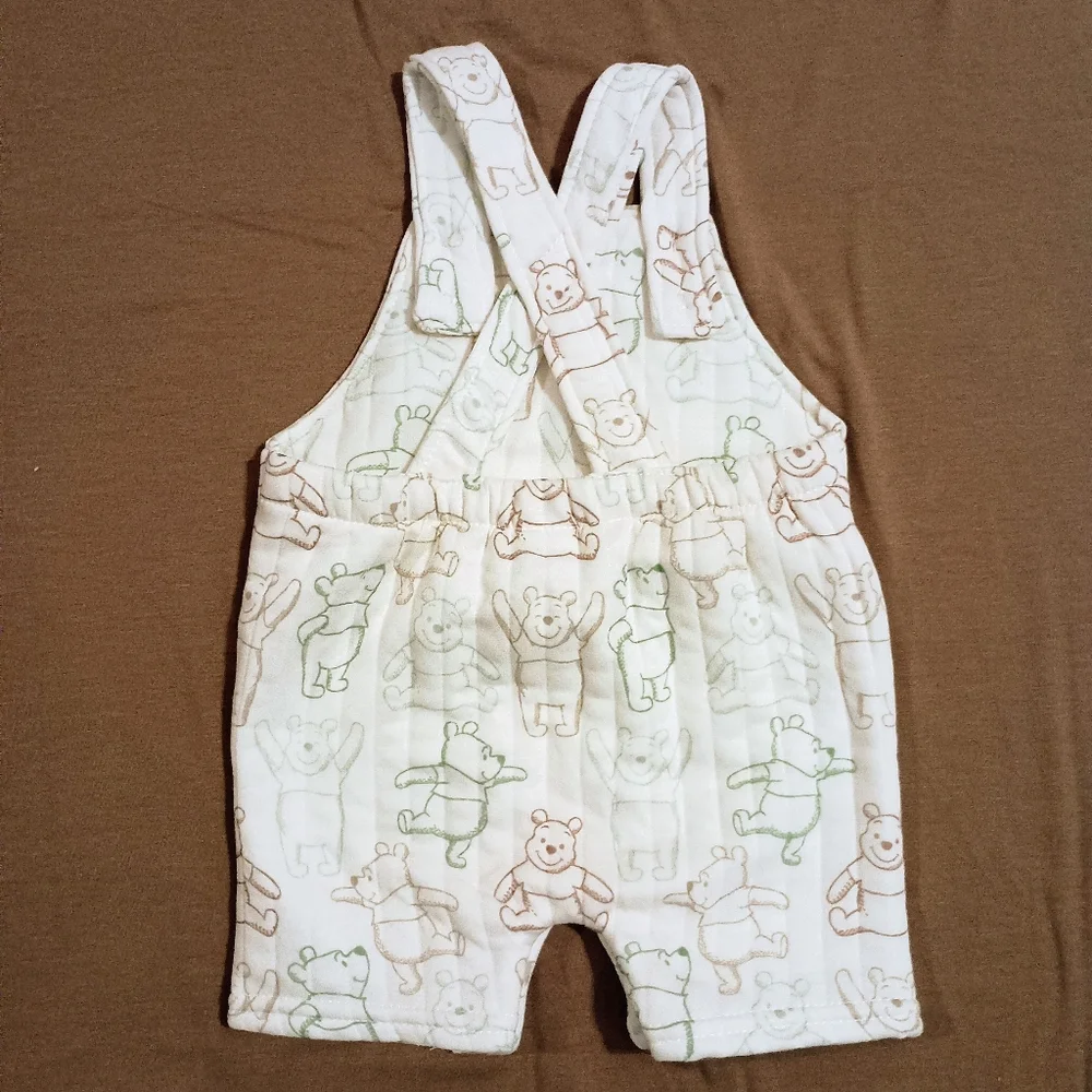Disney Pooh Bear‎ Baby Quilted Overalls
